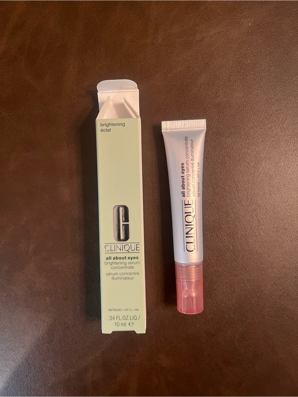 Clinique All About Eyes Brightening Concentrate - Pink & Light Green